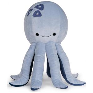 Pelúcia Marley Octopus para Crianças Maiores de 1 Ano, GUND 6056008, Azul
