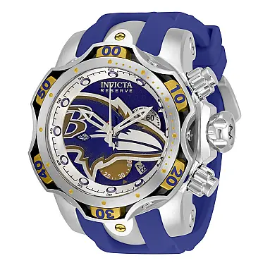 Relógio Masculino NFL Baltimore Ravens,