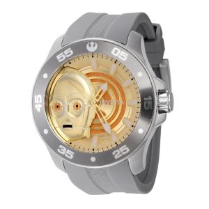 Relgio masculino Star Wars C-3PO - 50 mm. Cinza 43063