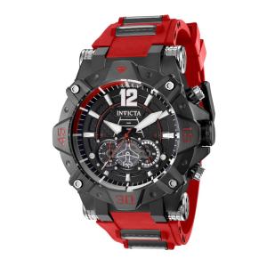 Relógio Masculino Aviator, Invicta 40163, Vermelho e Preto