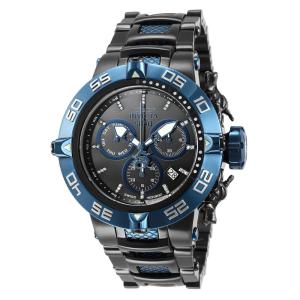 Relgio masculino SHAQ 0,13 quilates diamante suo Ronda Z60 calibre - 50 mm. Preto. Azul Escuro 37263