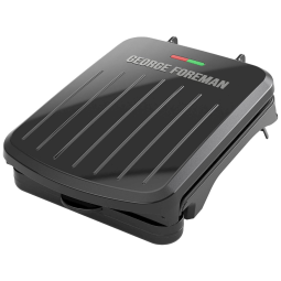 Churrasqueira Grill Elétrico serve até 2 Porções, 110v, GEORGE FOREMAN GRS040B, Preto