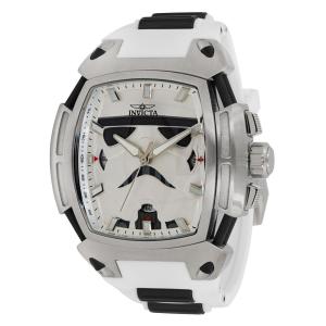 Relgio masculino Star Wars Stormtrooper - 53 mm. Preto. Branco 41563