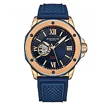 Relógio Automático Esqueleto Edwardian 44mm Stuhrling