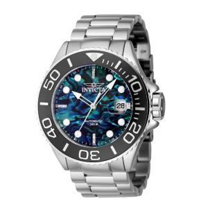 Grande relgio masculino automtico de diamante de 0,07 quilates com mostrador Abalone - 50 mm. Ao 39963