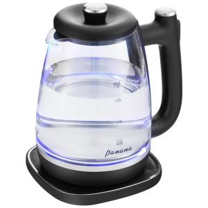 Chaleira Elétrica Panana, 1,8L, 1200W, Tampa Interna de Aço Inoxidável Removível para Limpeza Fácil, Desligamento Automático, Livre de BPA