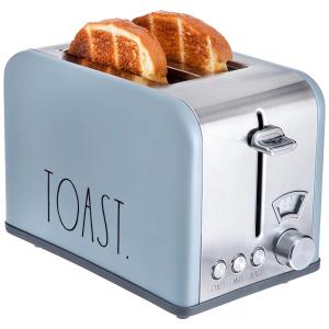 Torradeira Elétrica 2 Fatias com 5 Níveis de Tostagem, 825W, 110v, RAE DUNN, Vermelho