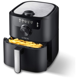 Fritadeira Elétrica AirFryer 4.5L de Capacidade e Painel de Controle Digital, 1500W, 110v, ULTREAN AF02, Preto
