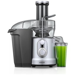 Centrífuga de Frutas e Vegetais de Fácil Limpeza em Aço Inoxidável, 110V 1000W, Juilist, Prata