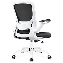 Cadeira de Escritório Ergonômica Giratória com Encosto Médio, KERDOM, Preto