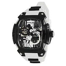 Invicta Disney Edição Limitada Mickey Mouse Mecânico Relógio Masculino 53mm, Branco, Preto 44073