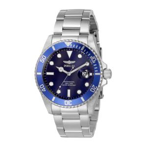 Relógio Feminino de Quartzo Pro Diver, Invicta 33273, Prata e Azul