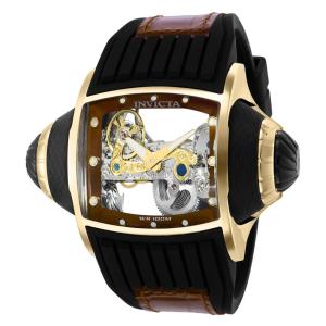 Relógio Masculino Vintage Automático Invicta, Marrom e Preto 35273