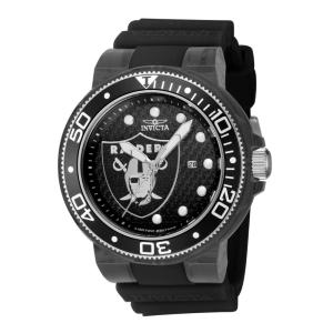 Relgio masculino NFL Las Vegas Raiders 51,5 mm. Preto. Transparente 41473
