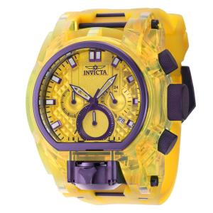 Relógio Masculino Bolt Zeus Magnum, Invicta 39473, Anarelo e Roxo
