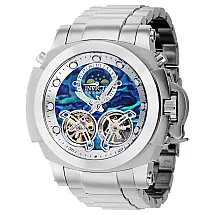 Relgio masculino reserva Man of War automtico com mostrador Abalone 48 mm. Ao 39573