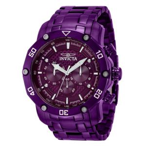 Relógio Masculino Analógico de Quartzo 50mm, Invicta Pro Diver 40673, Roxo