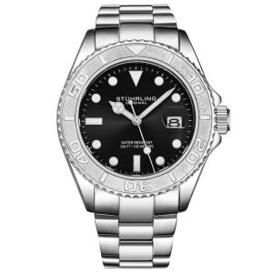 Relógio Masculino Stuhrling Oceana 3967.3 Quartzo 42mm, Prata