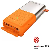 Powerbank 20000mAh Carregador Portátil à Prova DÁgua LED Camping Praia Nautica