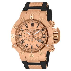 Relógio Masculino Subaqua Noma III, Invicta 16873, Preto e Ouro Rosa