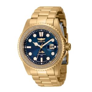Relógio Masculino Invicta Pro Diver com Diamante de 0,76 Quilates, Ouro 37973