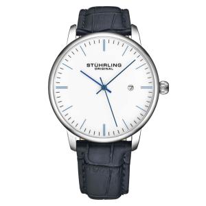 Relógio Masculino Stuhrling Rasa 3997 Quartzo 40mm, Azul