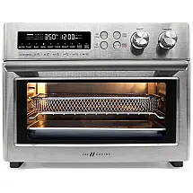 Frideira Elétrica Air Fryer 25L Multifuncional com Painel de Controle Digil, 1750W, 110v, VAL CUCINE TA 25GX1, Prateado