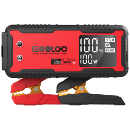 Jump Starter GOOLOO GT4000S 4000A Pico Recarga 100W Dupla Bidirecional Motores Gasolina 12.0L Diesel 10.0L 12V