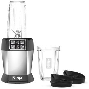 Liquidificador de Bancada com 2 Copos e Tecnologia Nutri Auto iQ, 110V 1000W, NINJA BL480D, Prata