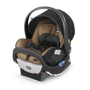 Cadeira de Bebê para Carro com Posições Ajustáveis de 1 a 15 kg, CHICCO 07079771750070, Preta e Marrom