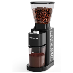 Moedor de Café Elétrico de Aço Inoxidável com 24 Configurações de Moagem, 110V, Aromaster