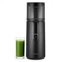 Extrator de Sucos Hurom H400 Easy Clean, Preto Fosco - Alta Performance, Livre de BPA, Limpeza sem Esforço
