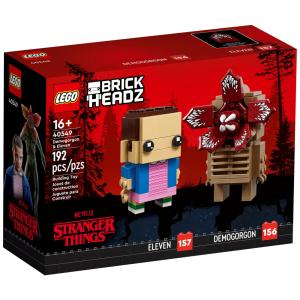 Conjunto LEGO BrickHeadz Demogorgon e Onze Stranger Things para montar e expor