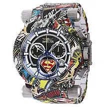 Relógio Masculino Analógico de Quartzo 51mm, Invicta DC Comics Superman 42083