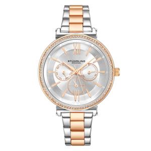 Relógio Feminino Stuhrling Almasi 3908 Quartzo 40mm, Prata Clássico