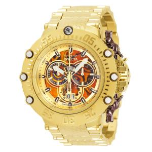 Relógio Masculino Subaqua com Mostrador Abalone, Invicta 34183, Dourado