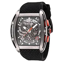 Relgio masculino Invicta S1 Rally com calibre Swiss ETA G10.212 - 44 mm, na cor preta.