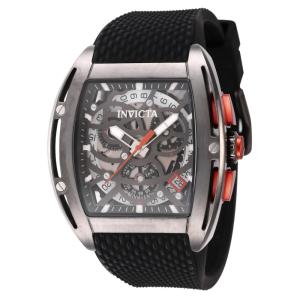 Relgio masculino Invicta S1 Rally com calibre Swiss ETA G10.212 - 44 mm, na cor preta.
