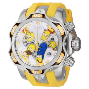Relgio masculino Simpsons Swiss Ronda Z60 calibre - 52,5 mm. Ao. Amarelo 39183