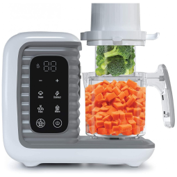 Processador de Alimentos para Bebês 8 em 1 Aquece, Tritura e Mais, 110V 300W, CHILDREN, Cinza
