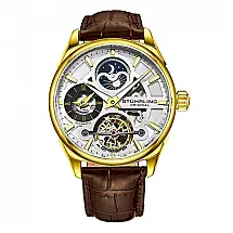Relógio Masculino Stuhrling Special Reserve 3918 Automático 43mm, Dourado