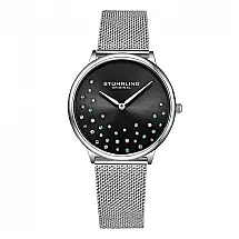 Relógio Feminino Stuhrling Sinfonia 3928 Automático 35mm, Prata