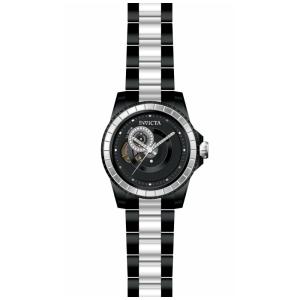 Relgio masculino Pro 0,17 quilates diamante automtico - 40 mm. Preto. Ao 45383