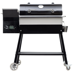 Churrasqueira á Pellet de Madeira com Wi-Fi, Painel Digital e Superfície de Cozimento Total 2645 cm2, Recteq, Preto