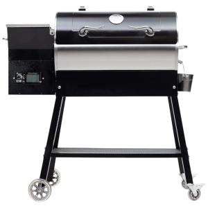 Churrasqueira á Pellet de Madeira com Wi-Fi, Painel Digital e Superfície de Cozimento Total 2645 cm2, Recteq, Preto