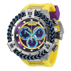 Relógio Masculino Analógico de Quartzo 53mm, Invicta Reserve Herc 34483, Roxo e Azul