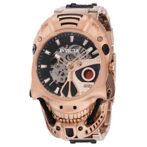 Relógio Masculino Invicta Artist Automático, Preto e Ouro Rosa 42583