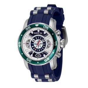 Relgio unissex MLB Seattle Mariners - 38 mm. Ao. Azul 42883