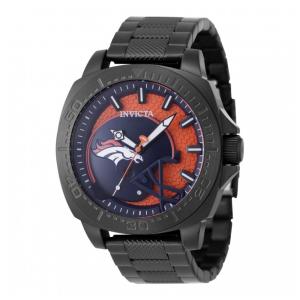 Relógio Masculino Invicta NFL Denver Broncos 46mm, Preto ZG47883