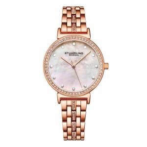 Relógio Masculino Stuhrling Sinfonia 3988 Quartzo 41mm, Prata